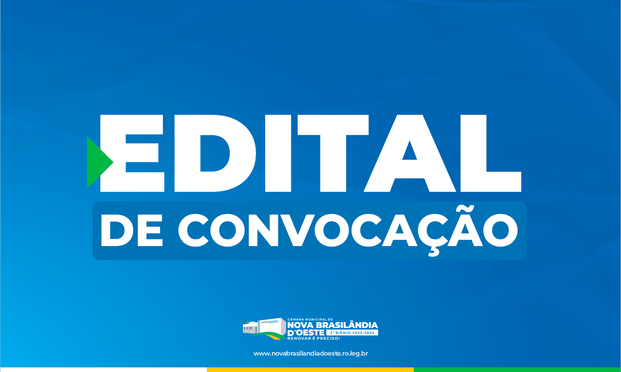 EDITAL DE CONVOCAÇÃO Nº. 01/2023 