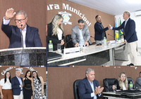 SESSÃO SOLENE DE POSSE DO VEREADOR MENUDO SELICIO VIEIRA DE OLIVEIRA 