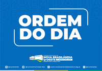 Ordem do dia para a 23° Sessão Ordinária